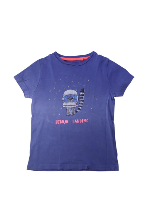 A Blue Short Sleeve T Shirts from Boden in size 6T for boy. (Front View)