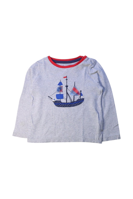 A Grey Long Sleeve T Shirts from Boden in size 2T for boy. (Front View)