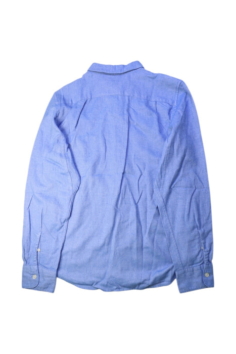 A Blue Long Sleeve Shirts from Bellerose in size 14Y for boy. (Back View)
