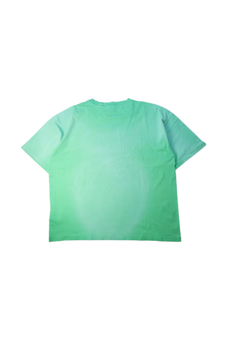 A Green Short Sleeve T Shirts from Finger in the Nose in size 14Y for girl. (Back View)