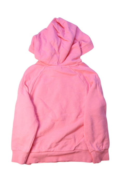 A Pink Hooded Sweatshirts from Bonton in size 4T for girl. (Back View)