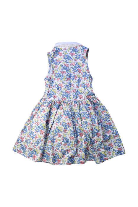 A Multicolour Sleeveless Dresses from Polo Ralph Lauren in size 4T for girl. (Back View)
