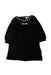 A Black Long Sleeve Dresses from Moschino in size 5T for girl. (Front View)