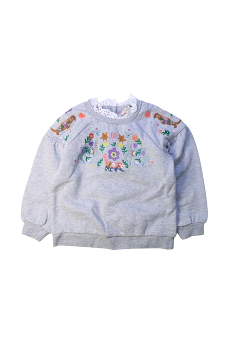 A Multicolour Crewneck Sweatshirts from Boden in size 3T for girl. (Front View)