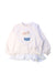 A White Crewneck Sweatshirts from Petit Main in size 4T for girl. (Front View)