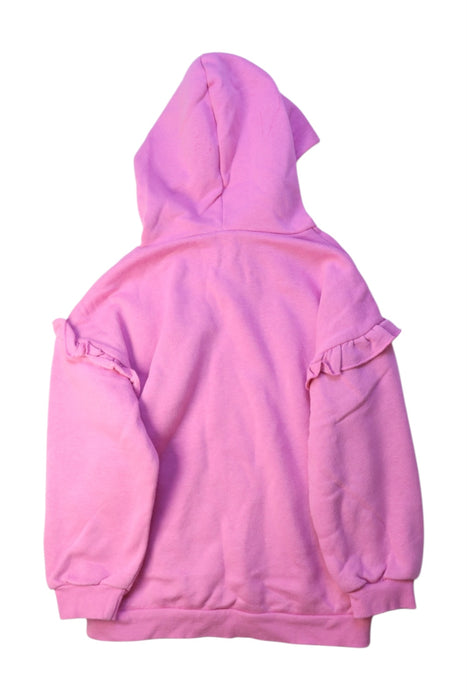 A Pink Hooded Sweatshirts from Mayoral in size 4T for girl. (Back View)