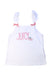A White Sleeveless Tops from Juicy Couture in size 4T for girl. (Front View)
