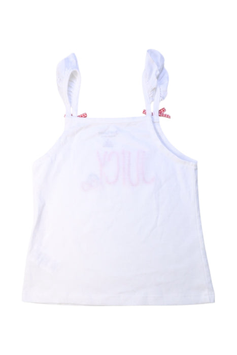 A White Sleeveless Tops from Juicy Couture in size 4T for girl. (Back View)