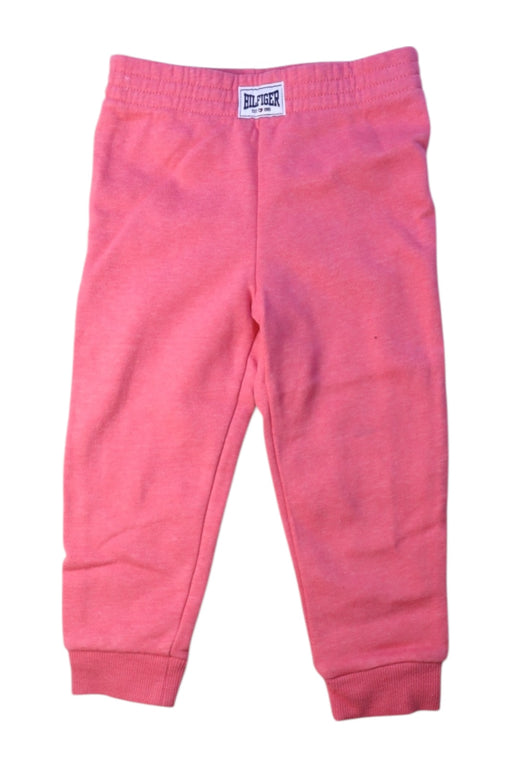 A Pink Sweatpants from Tommy Hilfiger in size 4T for girl. (Front View)