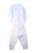 A White Pants Sets from Gelato Pique in size 2T for girl. (Back View)