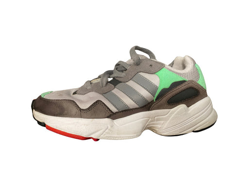 A Grey Sneakers from Adidas in size 12Y for neutral. (Front View)