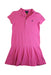 A Pink Short Sleeve Dresses from Polo Ralph Lauren in size 8Y for girl. (Front View)