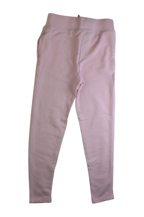 A Pink Sweatpants from Polo Ralph Lauren in size 7Y for girl. (Back View)