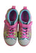 A Multicolour Sneakers from Skechers in size 7Y for girl. (Back View)