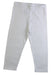 A White Leggings from Petit Bateau in size 6T for girl. (Front View)