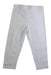 A White Leggings from Petit Bateau in size 6T for girl. (Back View)
