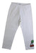 A White Leggings from Monnalisa in size 6T for girl. (Front View)