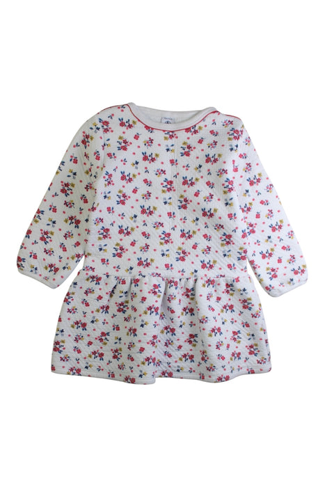 A Multicolour Sweater Dresses from Petit Bateau in size 3T for girl. (Front View)