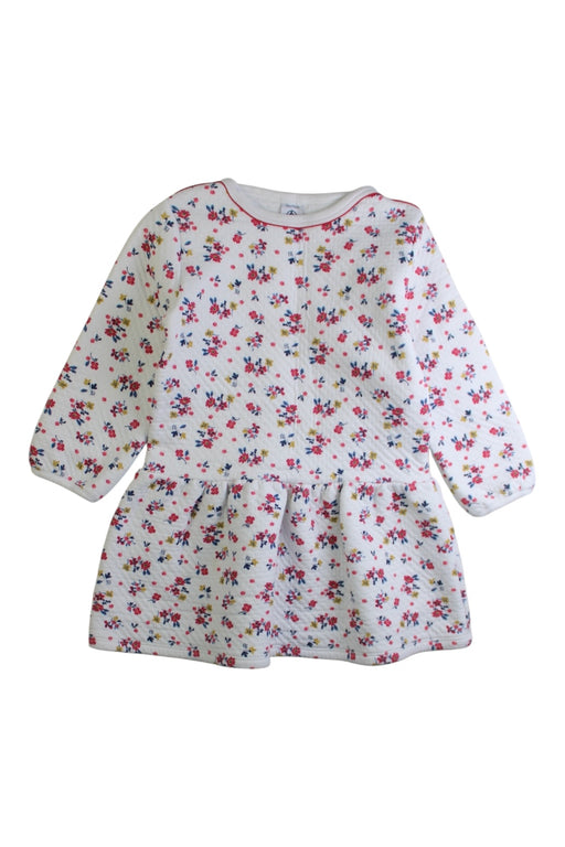 A Multicolour Sweater Dresses from Petit Bateau in size 3T for girl. (Front View)