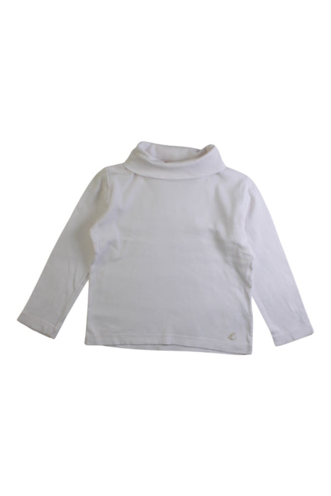 A White Long Sleeve Tops from Petit Bateau in size 3T for neutral. (Front View)