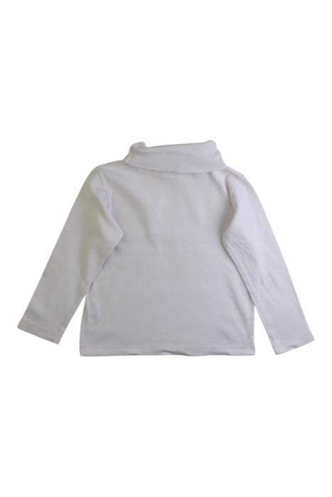 A White Long Sleeve Tops from Petit Bateau in size 3T for neutral. (Back View)