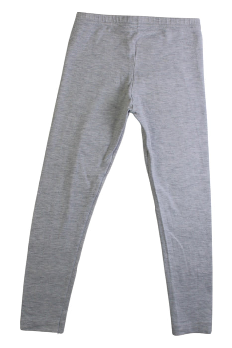 A Grey Leggings from Petit Bateau in size 4T for girl. (Back View)