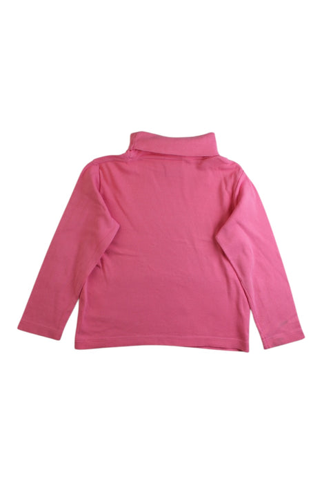 A Pink Long Sleeve Tops from Petit Bateau in size 3T for girl. (Back View)