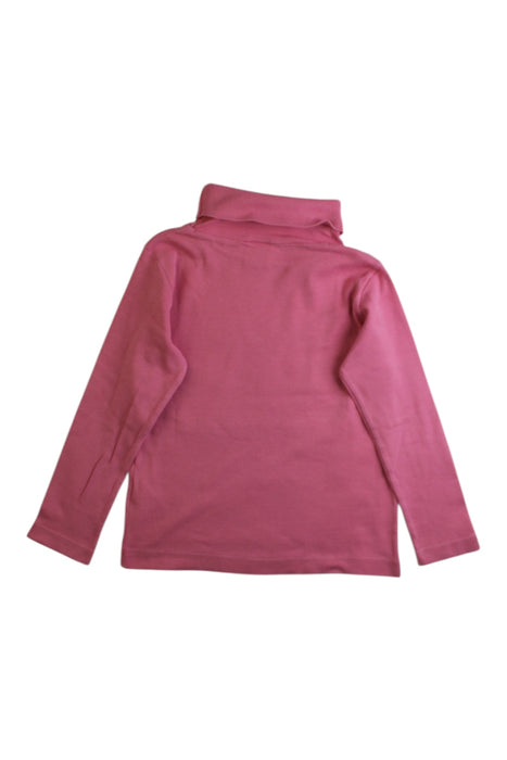 A Pink Long Sleeve Tops from Petit Bateau in size 3T for girl. (Back View)