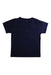 A Navy Short Sleeve T Shirts from Petit Bateau in size 4T for girl. (Back View)
