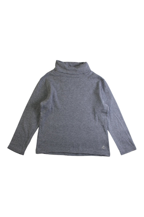 A Grey Long Sleeve Tops from Petit Bateau in size 4T for neutral. (Front View)