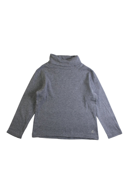 A Grey Long Sleeve Tops from Petit Bateau in size 4T for neutral. (Front View)