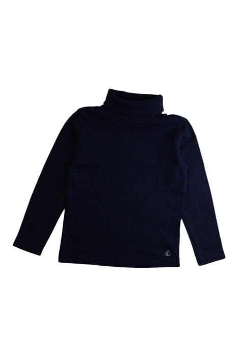 A Navy Long Sleeve Tops from Petit Bateau in size 4T for neutral. (Front View)