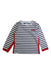 A Blue Long Sleeve T Shirts from Jacadi in size 6T for boy. (Front View)
