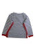 A Blue Long Sleeve T Shirts from Jacadi in size 6T for boy. (Back View)