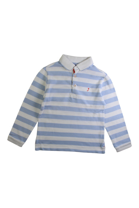 A Blue Long Sleeve Shirts from Jacadi in size 4T for boy. (Front View)