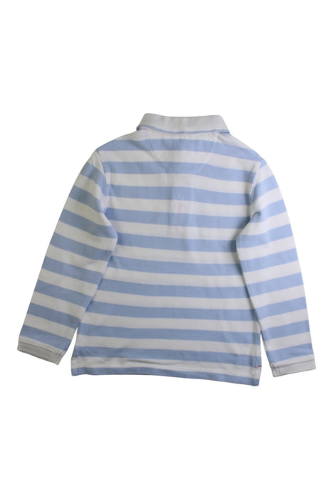 A Blue Long Sleeve Shirts from Jacadi in size 4T for boy. (Back View)