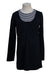 A Black Long Sleeve Tops from 010 Maternity in size Maternity-S for maternity. (Front View)
