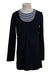 A Black Long Sleeve Tops from 010 Maternity in size Maternity-S for maternity. (Front View)