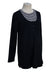 A Black Long Sleeve Tops from 010 Maternity in size Maternity-S for maternity. (Back View)