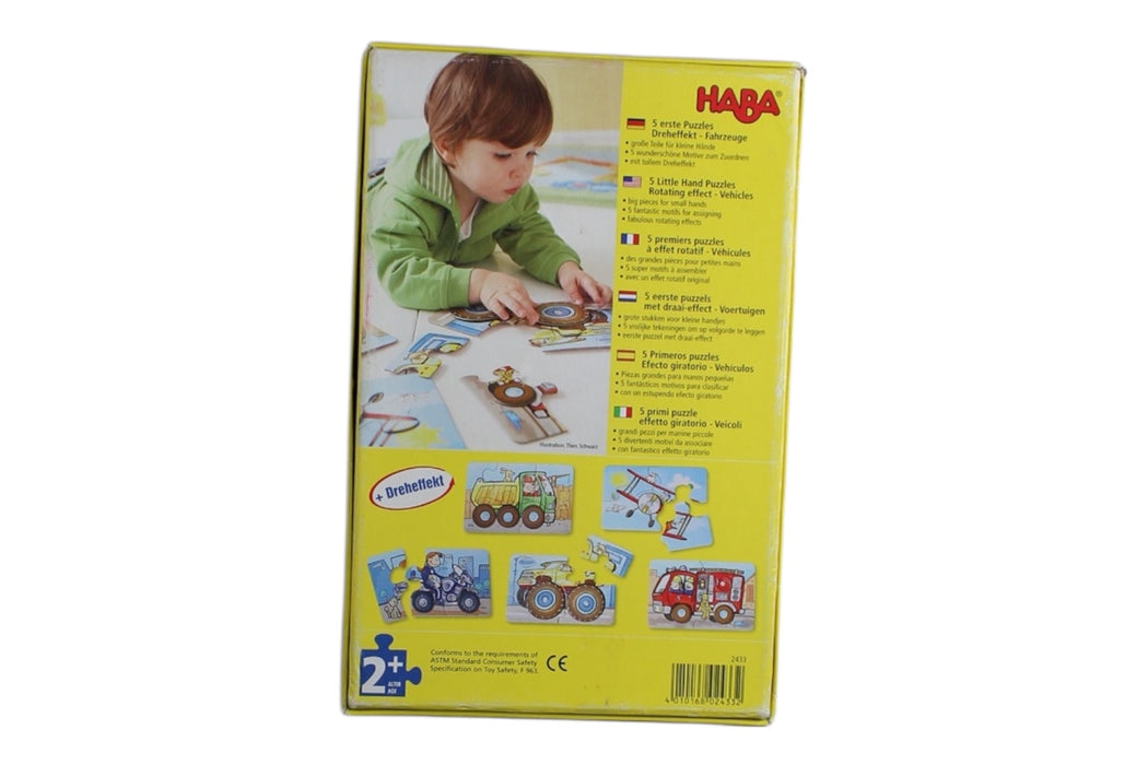 A Multicolour Board Games & Puzzles from Haba in size 2T for neutral. (Back View)