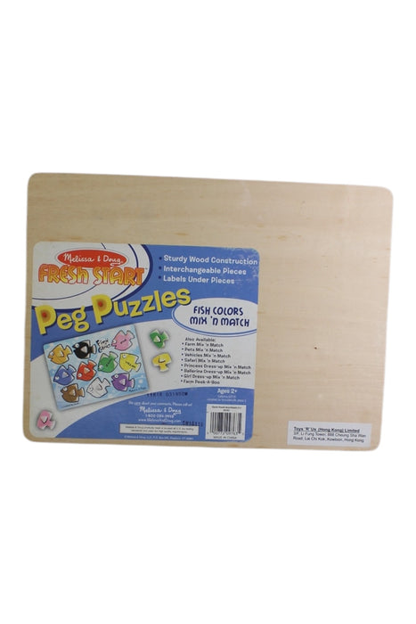 A Multicolour Board Games & Puzzles from Melissa & Doug in size 2T for neutral. (Back View)
