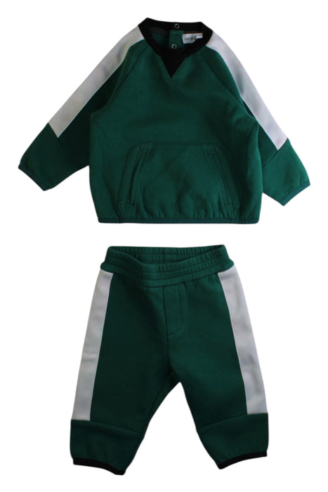 A Green Pants Sets from Emporio Armani in size 3-6M for boy. (Front View)