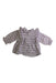 A White Long Sleeve Tops from Nicoli in size 3-6M for girl. (Front View)
