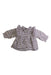 A White Long Sleeve Tops from Nicoli in size 3-6M for girl. (Back View)