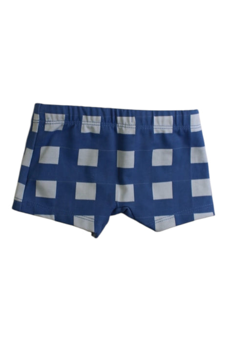 A Blue Swim Shorts from Bobo Choses in size 12-18M for boy. (Back View)