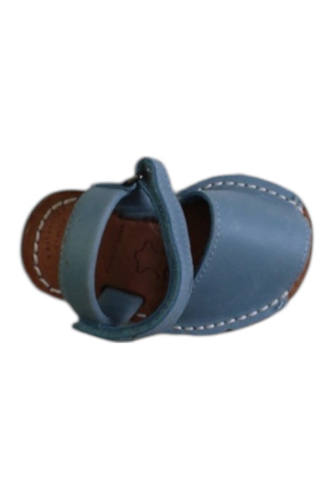 A Blue Sandals from Pons in size 12-18M for girl. (Front View)