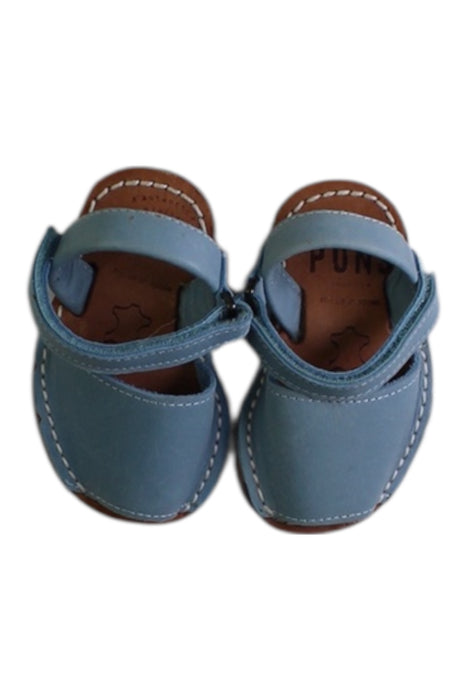 A Blue Sandals from Pons in size 12-18M for girl. (Back View)