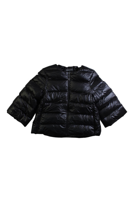 A Black Puffer/Quilted Coats & Outerwear from Nicholas & Bears in size 6T for girl. (Front View)