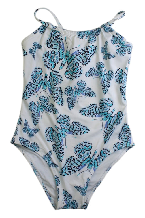 A White Swimsuits from Vilebrequin in size 6T for girl. (Front View)