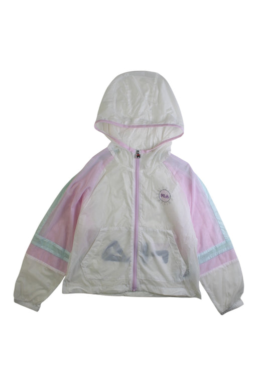A Multicolour Rain Jackets from Fila in size 5T for girl. (Front View)